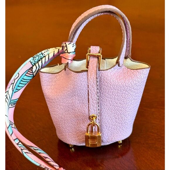 MICRO MINI BUCKET BAG CHARMS - 🎉HP🎉 NWOT Lot of 3 Micro Mini Bucket Bag Charms. - Picture 3 of 11